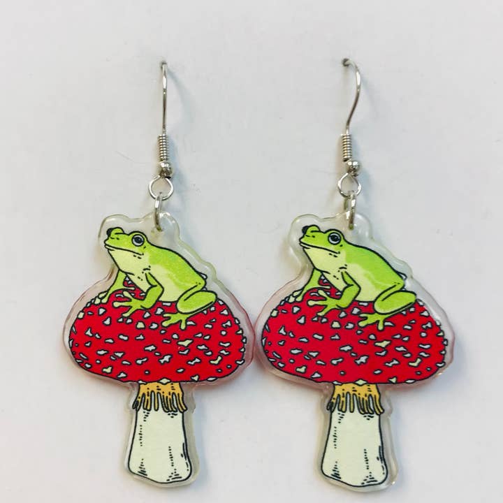 SimpleNGreat - Wholesale Dangle Earrings - Acrylic Luna Moth Earrings Transformation, Regeneration gift