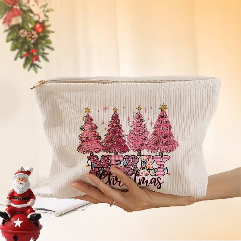 JOSSLYN by wall to wall - Wholesale Makeup/Cosmetic Bag - TRAVEL CHRISTMAS COSMETIC MAKEUP POUCH BAG | 40P5687