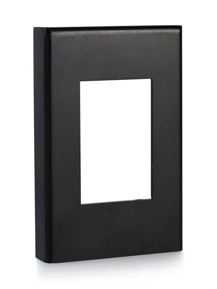 Coperchio termostato nero opaco per la vendita all'ingrosso da parte di LUXESTAT