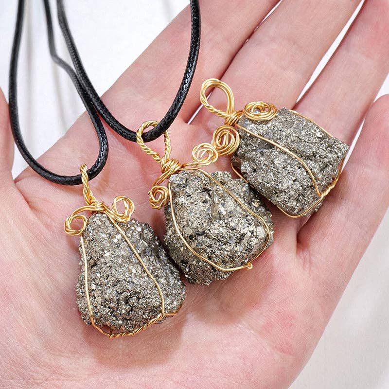 Moon Rituals - Wholesale Pendant/Charm Necklace - Pyrite Necklace | Abundance & Creativity3