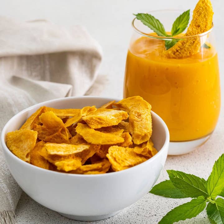 Yammy - Wholesale Dried/Dehydrated Fruit - Dried Mango Chips Snack Pack: Gluten Free, Vegan