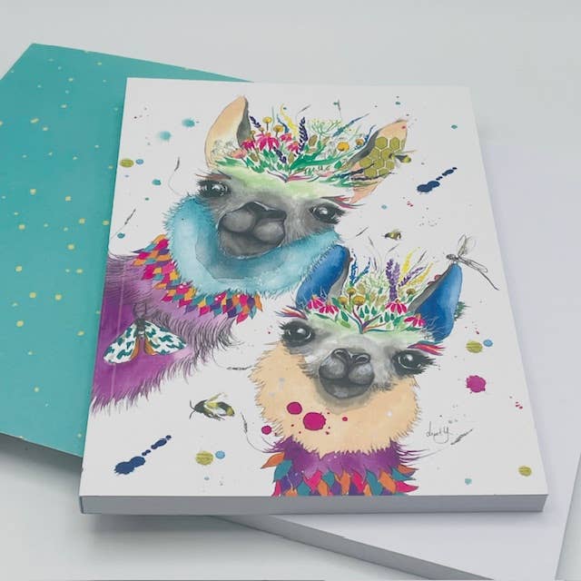 LoveLilly Lilly & Lottie A5 Softcover Notebook for wholesale by Hooli Mooli