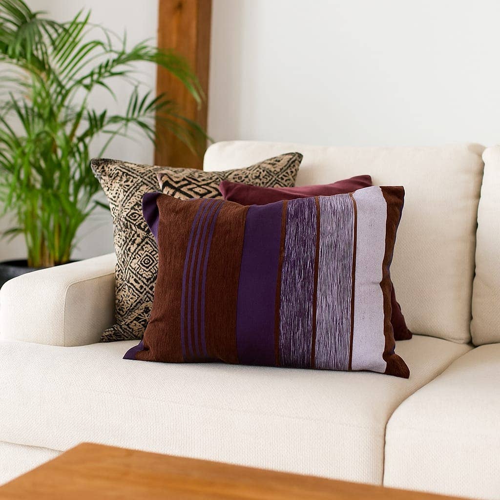 Etnico del Mondo – Capa de almofada decorativa por atacado – Capa de Almofada Étnica Algodão Seda Sabra Mão Marrocos1