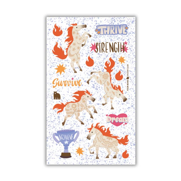 Ildhest Energi for engroshandel hos Four Bears Sticker Club