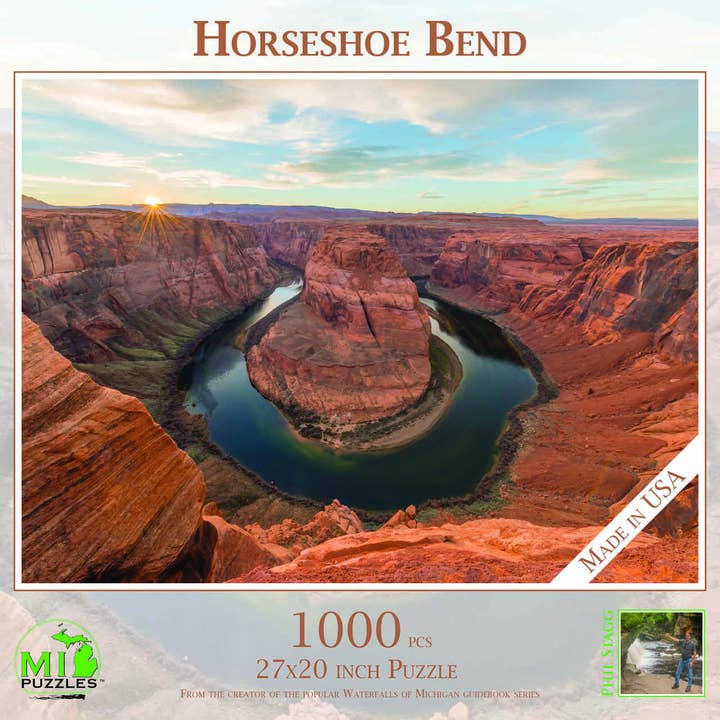 Horseshoe Bend - 1000-teiliges Puzzle für den Großhandel von Phil Stagg Photography