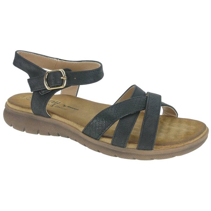 Casual Dames Sandalen Zwart Beppi-2171310 voor wholesale door BeShoes Distribuição