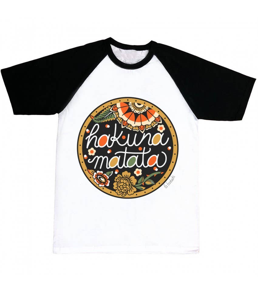 La Barbuda - No U.S. custom fees - Wholesale Screen Printed T-Shirt - Unisex - Hakuna Matata remake T-shirt by la barbuda0