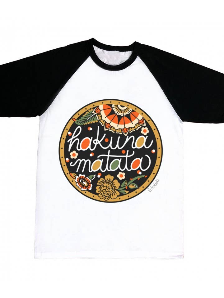 La Barbuda - No U.S. custom fees - Wholesale Screen Printed T-Shirt - Unisex - Hakuna Matata remake T-shirt by la barbuda