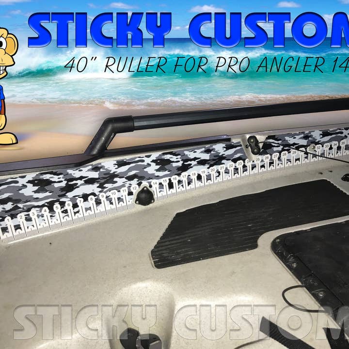 Real Sticky – wholesale Sporting accessories – PA 14 Fish Ruler Snow Camo1