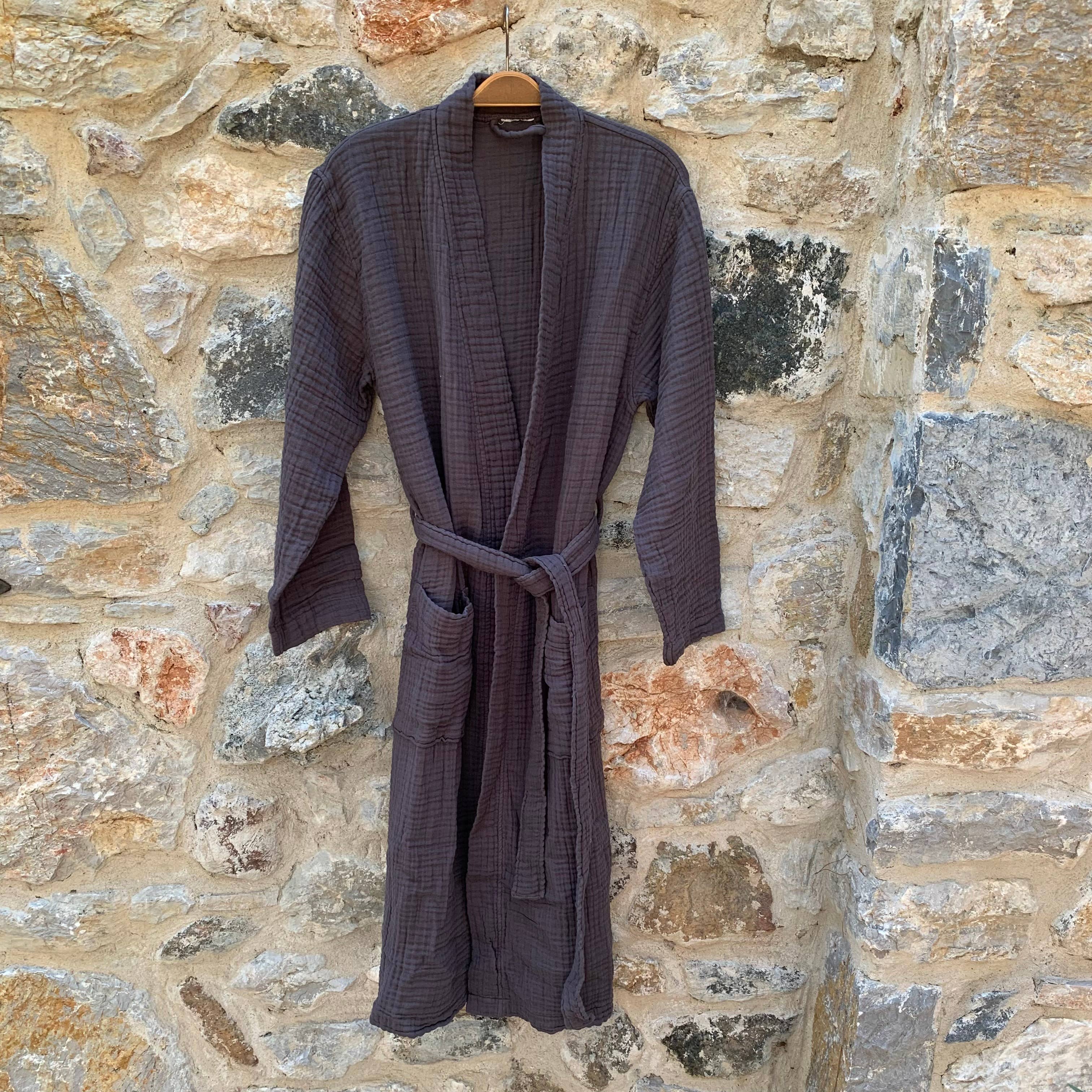 loom.ist - Wholesale Robe - Unisex - Muslin Bathrobe2