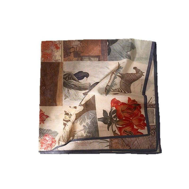 Marayn - Vendita all'ingrosso Sciarpa - Donna - Sciarpa in Misto Seta Leggera Primavera Estate Versatile71