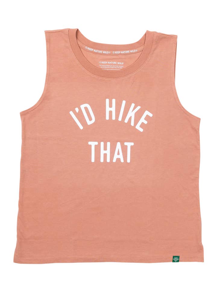 Débardeur sans manches pour femme "I'd Hike That" | Rose Canyon pour la vente par Keep Nature Wild