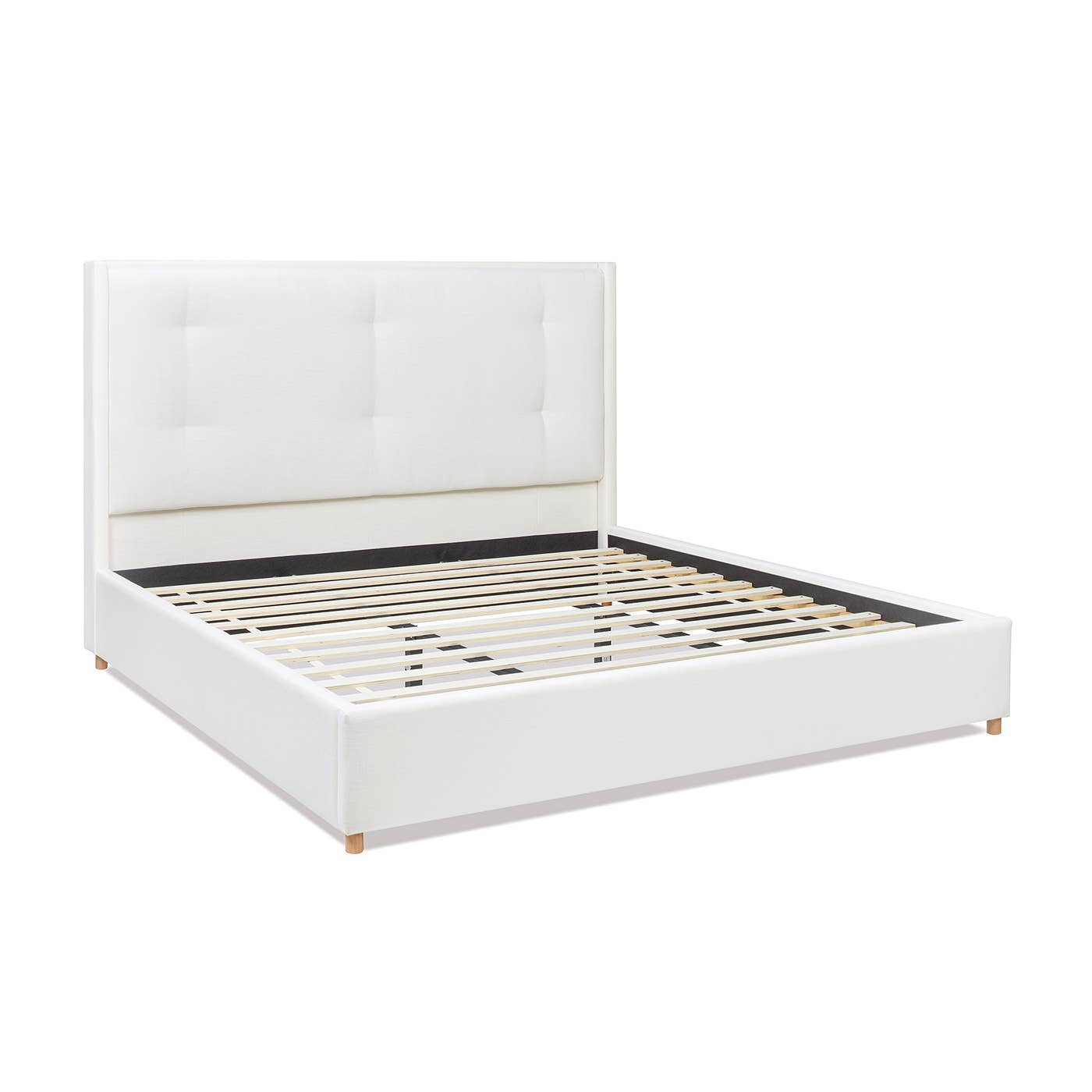 Jennifer Taylor Home - Wholesale Bed - Miramar Cushion-Back Headboard Platform Bed Frame2