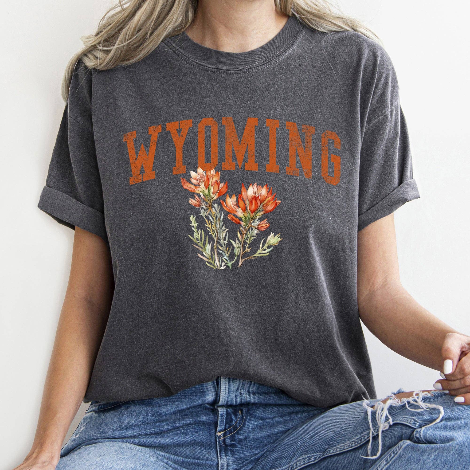 Refinery Number One LLC - Wholesale T-Shirt (Graphic) - Women's - Wyoming State Flower T-shirt2