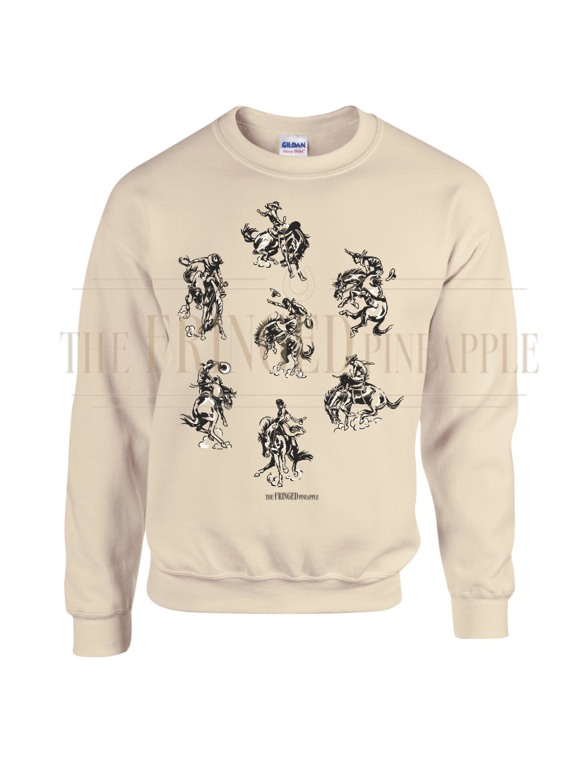 The Fringed Pineapple - Venta al por mayor Sudadera - Unisex - Sudadera Rowdy Rodeo1