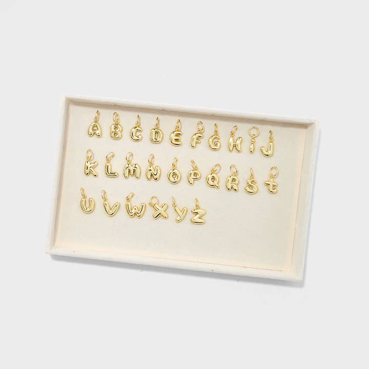 Allie + Bess - Vendita all'ingrosso Ciondolo/pendente - Ciondoli con Lettere a Bolle2