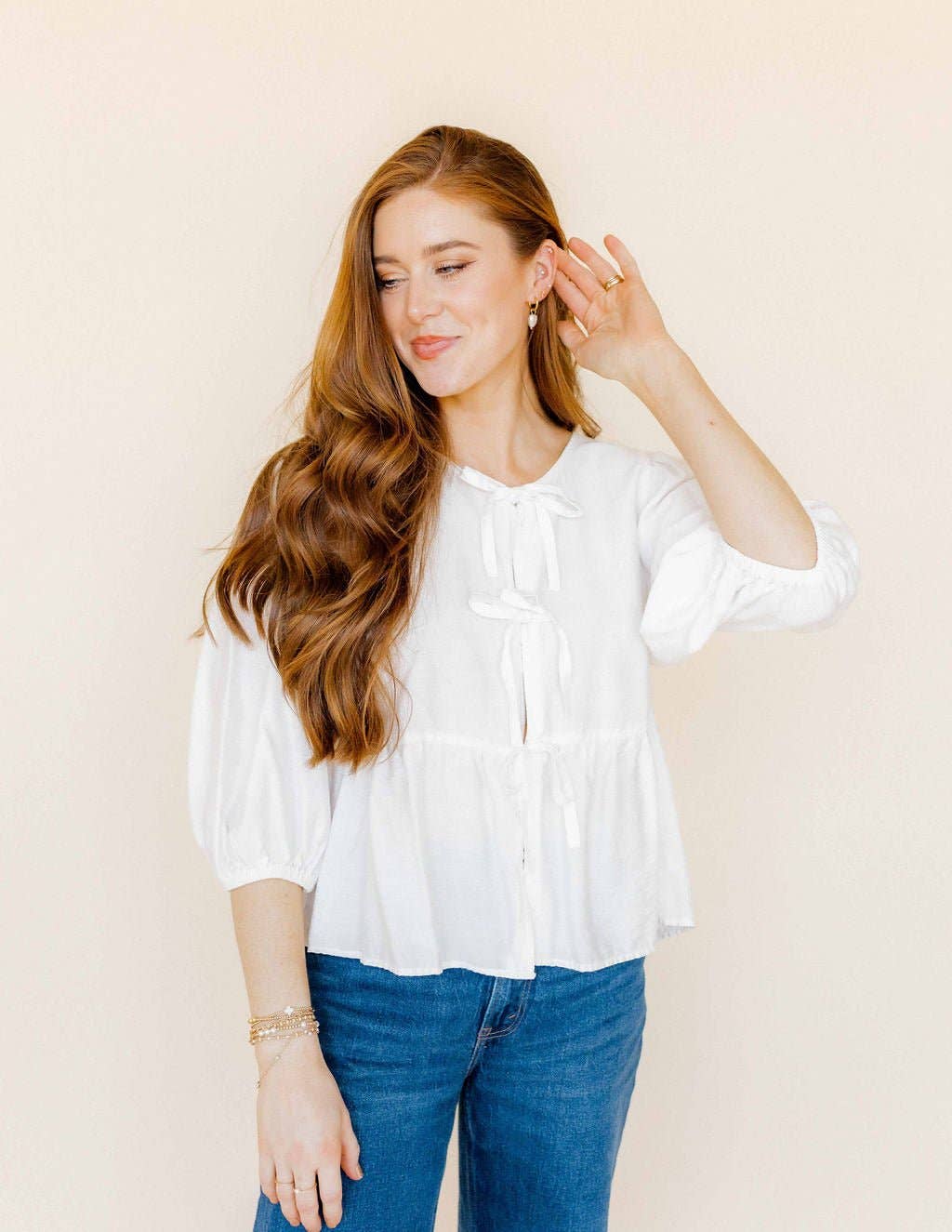 LINNY CO - Wholesale Stud/Post Earrings - Screwback Stud Earrings - Sadie - Gold9