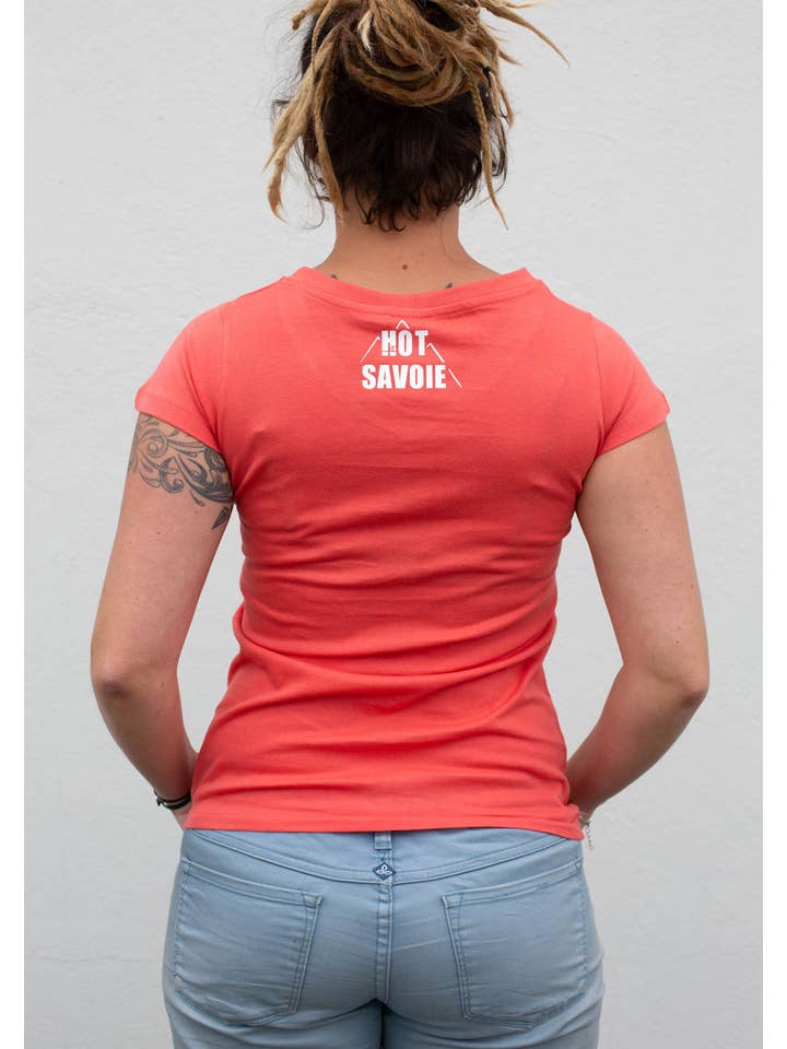 Hot Savoie 74 - Wholesale Screen Printed T-Shirt - Women's - Women's T-shirt - Paragliding2