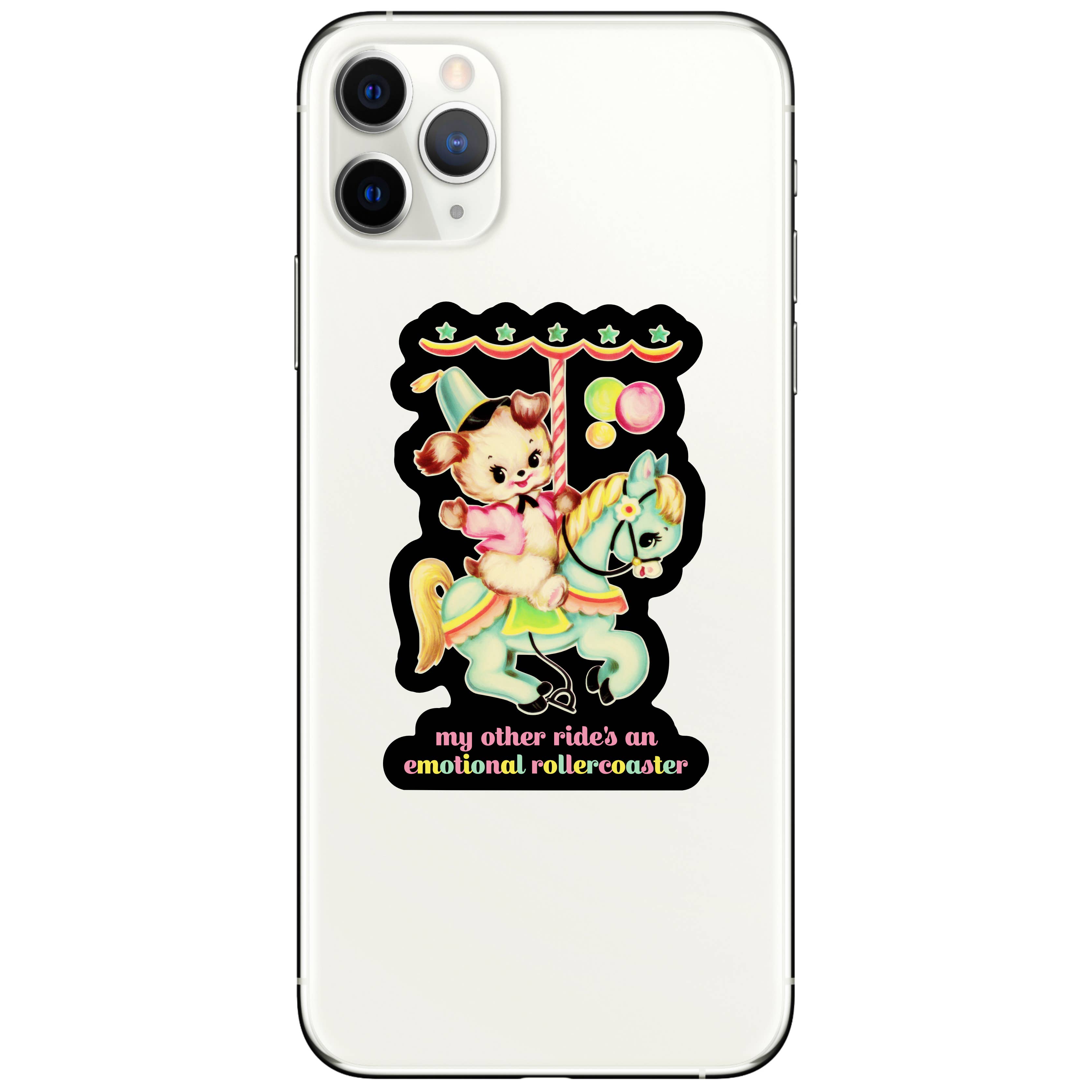 Juju and Moxie - Wholesale Sticker - Funny Sarcastic Vintage Dog Pup High Quality Vinyl Sticker4