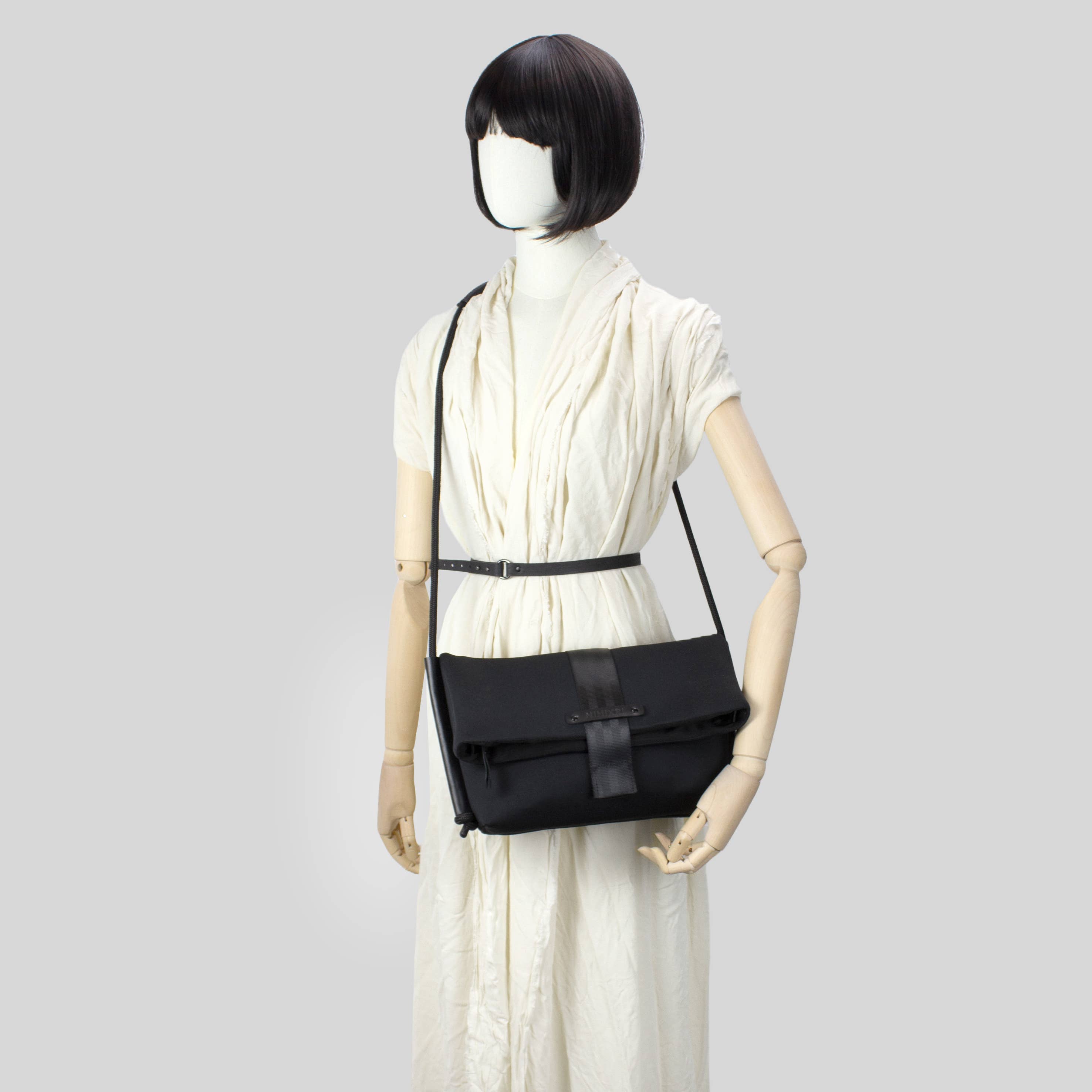 MIMIKRI Design - Vendita all'ingrosso Tracolla - Donna - Borsa a tracolla pieghevole in neoprene 'LUNA'4