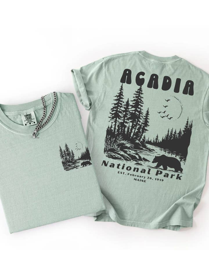 Acadia-Nationalpark – Herren-T-Shirt für den Großhandel von Lumiere Vive