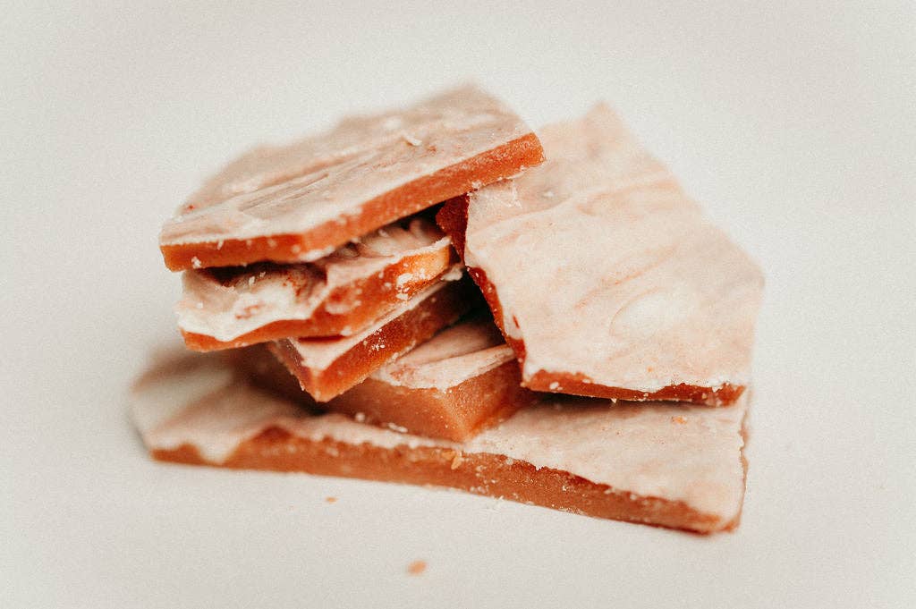 Tasty Good Toffee, LLC - Wholesale Toffee - White Hot! Toffee { Spicy! }2