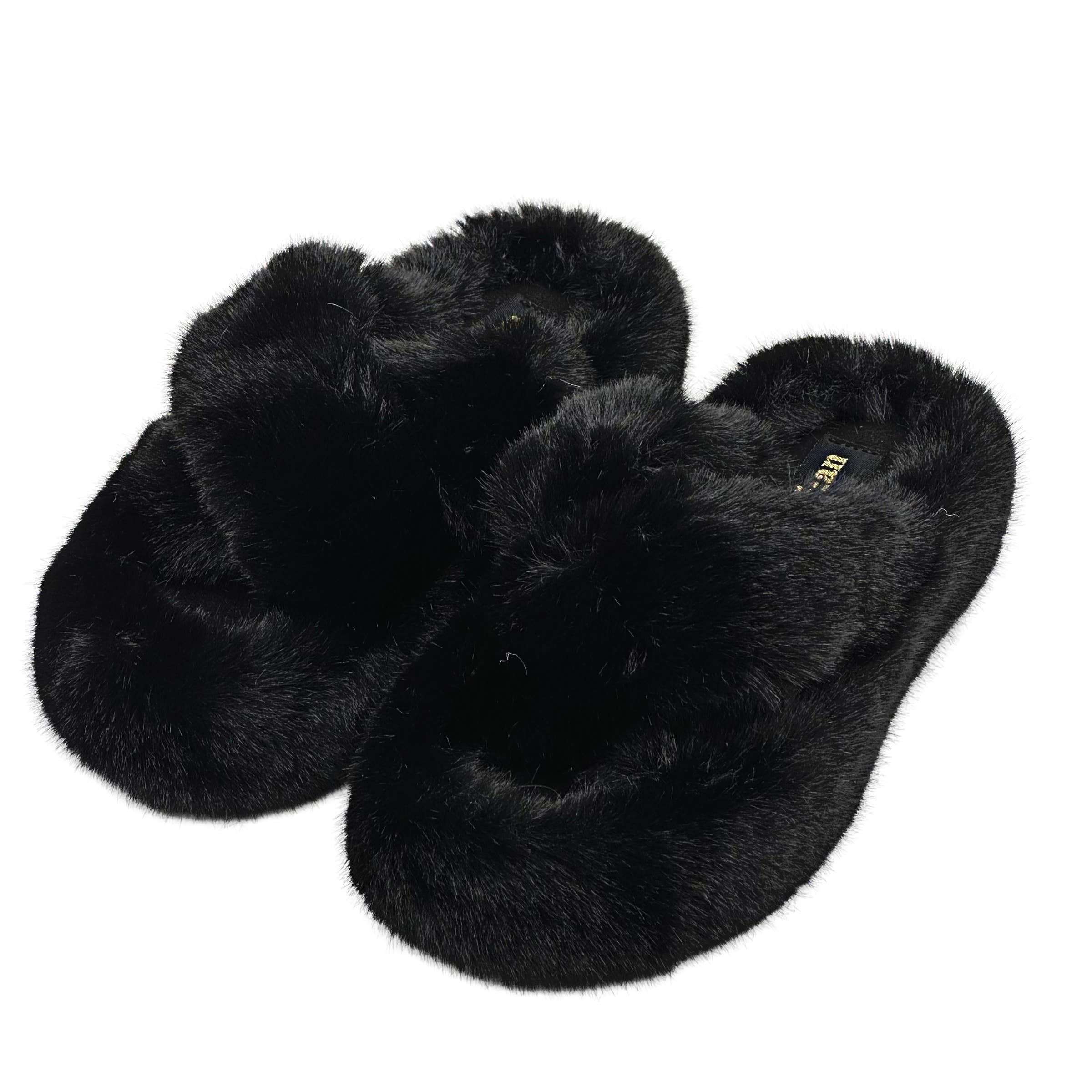 Stephan Paris - Wholesale Slippers - Women's - These WSL-188 faux fur sandals2