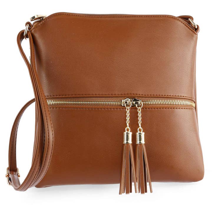 Handbag Express - Wholesale Crossbody bag – Women's - Tassel Accented Crossbody Sling9