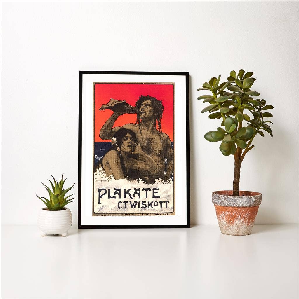 Found Image Press – Engroshandel Kunsttryk – Kunsttryk TS-246 Neptun og Havnymfe1