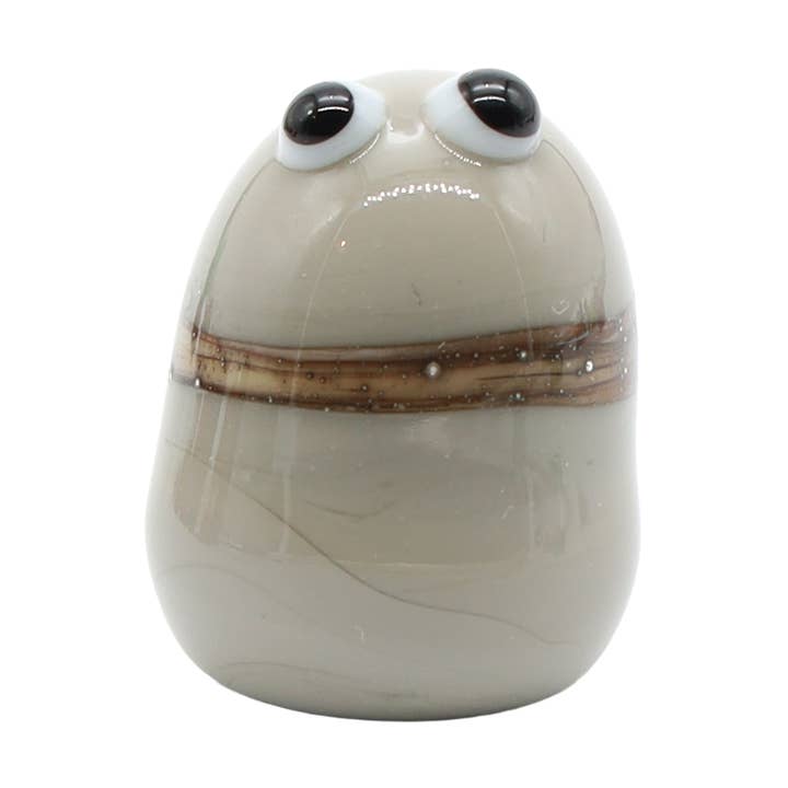 Tall Pet Rock Glass Miniature Ornament, Collectable for wholesale by Joy McMillan Glass