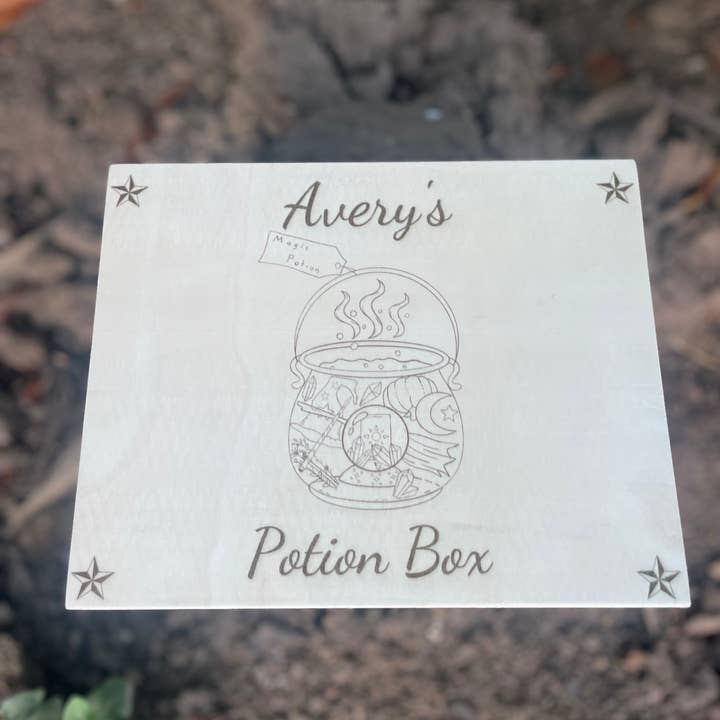 Personalised Potion Box for wholesale by Little Munchkins Playdough