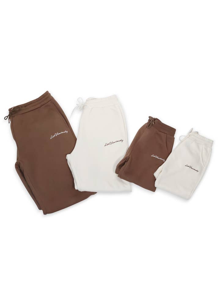 GILi Guise - Wholesale Mommy & Me Outfit Sets - Maternity - WOMENS Family Sweat Set - Cream2