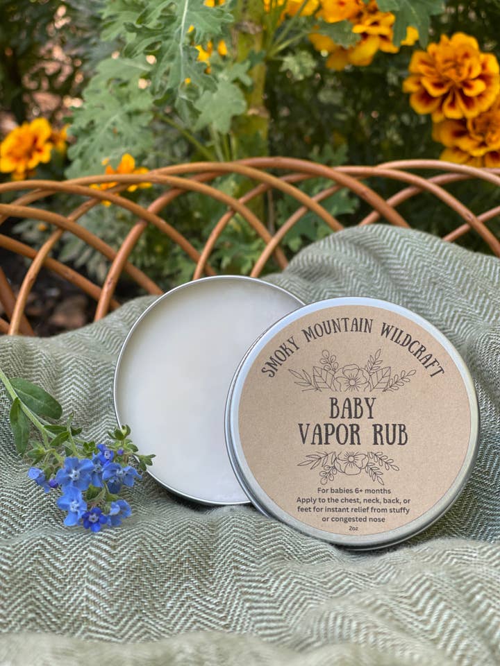 Baby Vapor Rub for wholesale by Smoky Mountain Wildcraft