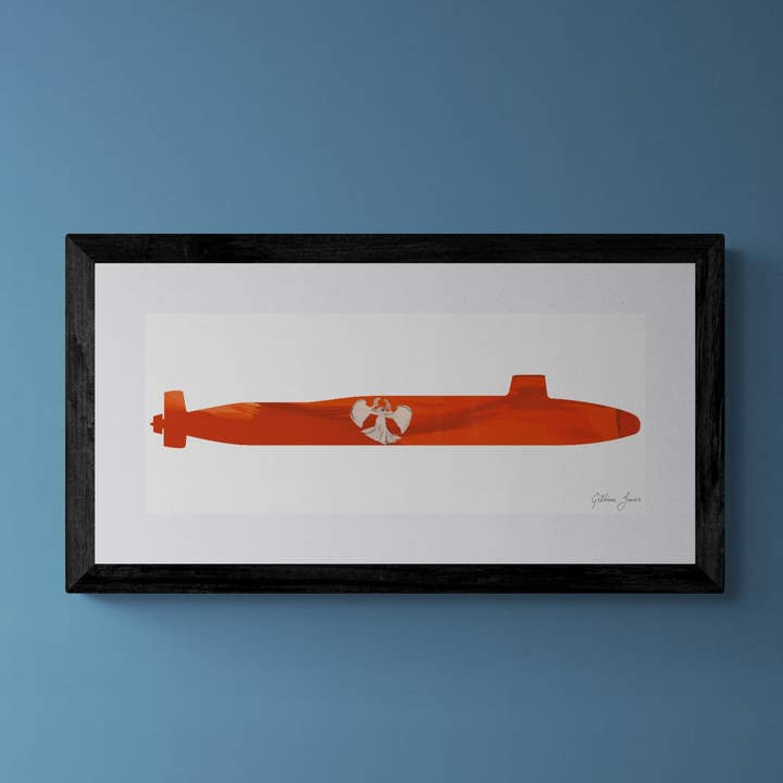 HMS Victorious (S29) Print for wholesale by Gillian Jones Designs
