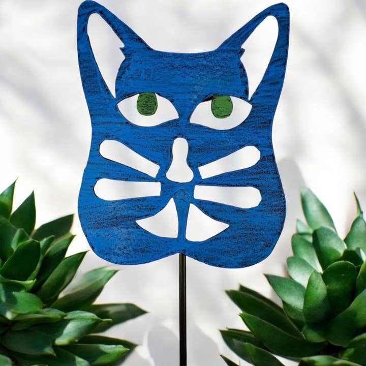 Estaca de jardín para gatos, plantas de interior, mascotas, regalo, estaca para césped para venta al por mayor de Whimsies