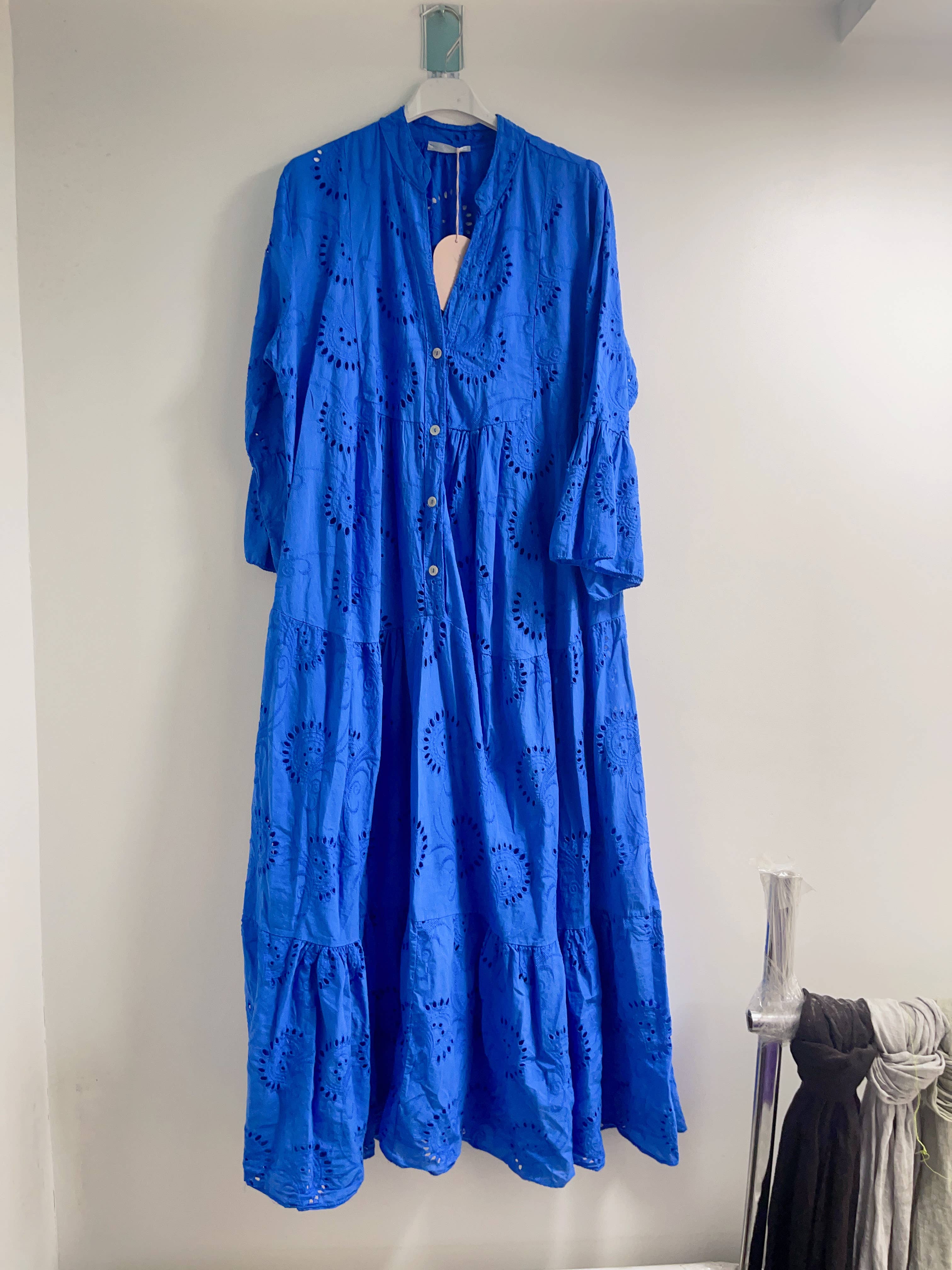 Happy look - Vente Robe – femme - Longue robe en broderie anglaise 14