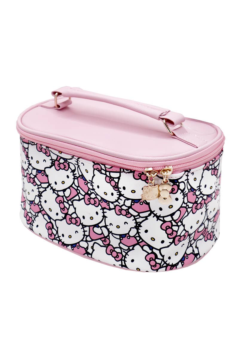 PINEAPPLE Beauty – wholesale Make-up/cosmetic bag – UPD OVAHK Hello Kitty & Friends Oval Cosmetics Bag - 12