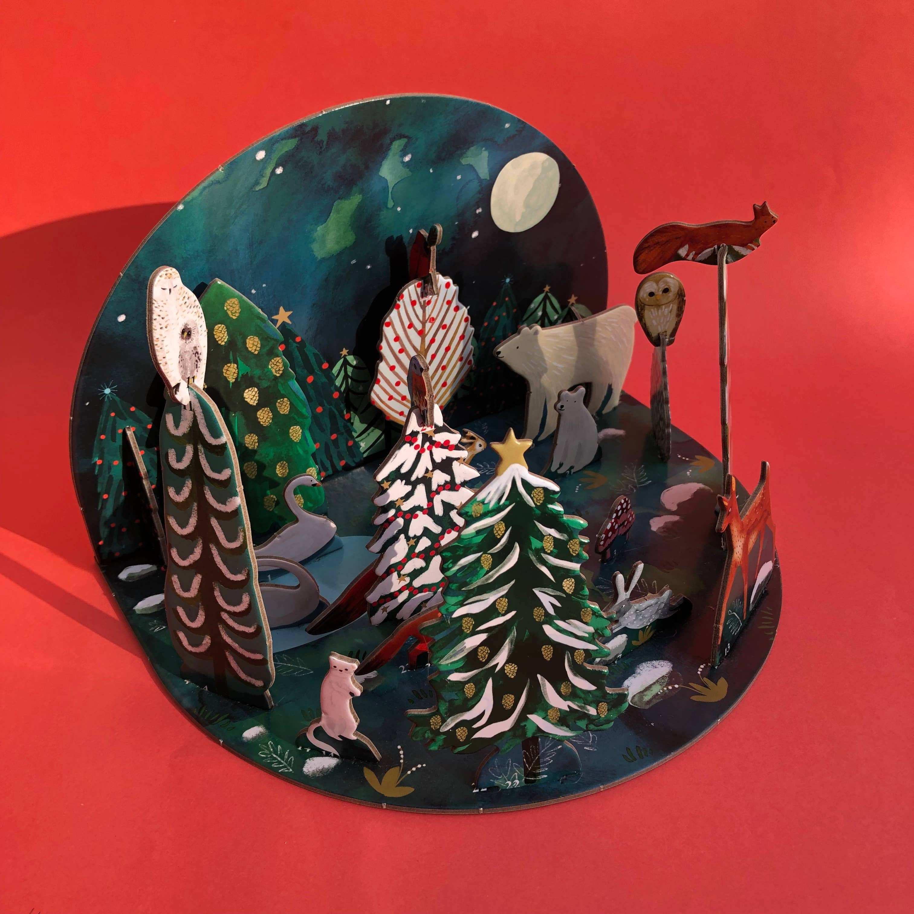 Roger La Borde - Wholesale Advent Calendar - Northern Lights Pop & Slot 3D Advent Calendar - POPA 4013