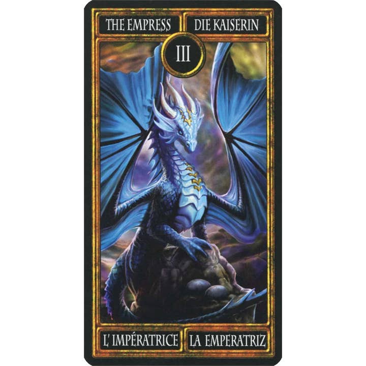 Cardshouse - Wholesale Tarot Cards - Anne Stokes Dragon Tarot Cards Deck Fournier