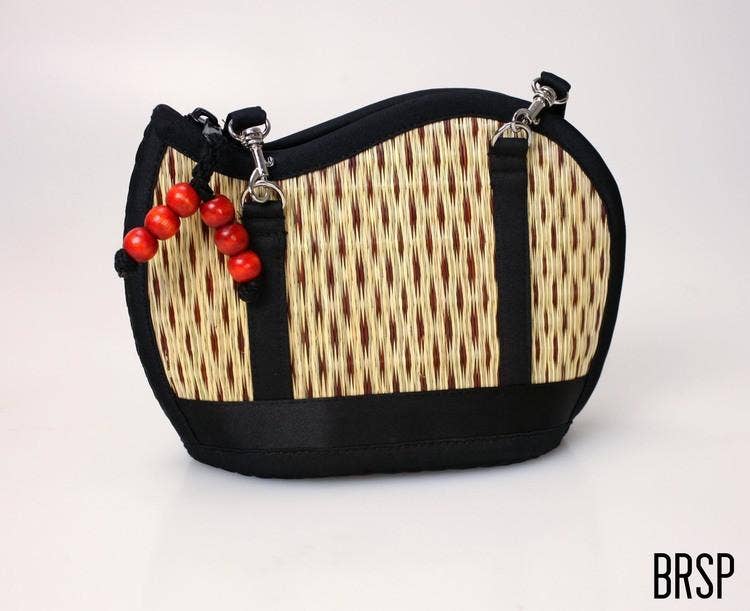 Baskets of Cambodia - Wholesale Crossbody Bag - Women's - Small Asymmetrical Kiri Wave Purse37