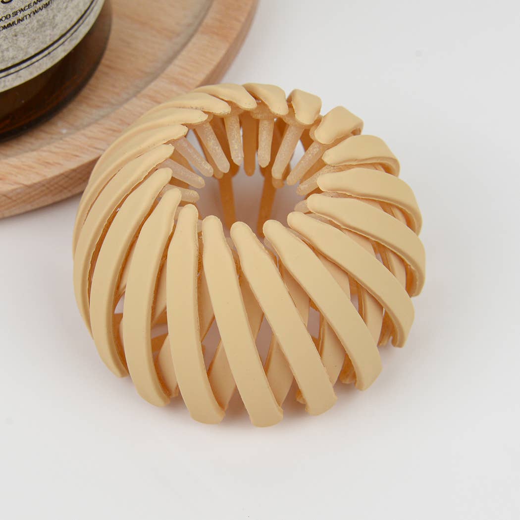 SoapElenGlen – wholesale Hårklämma - Dam – Expanderbar Matt Hästsvans Hållare, Bun Nest Hårhållare0