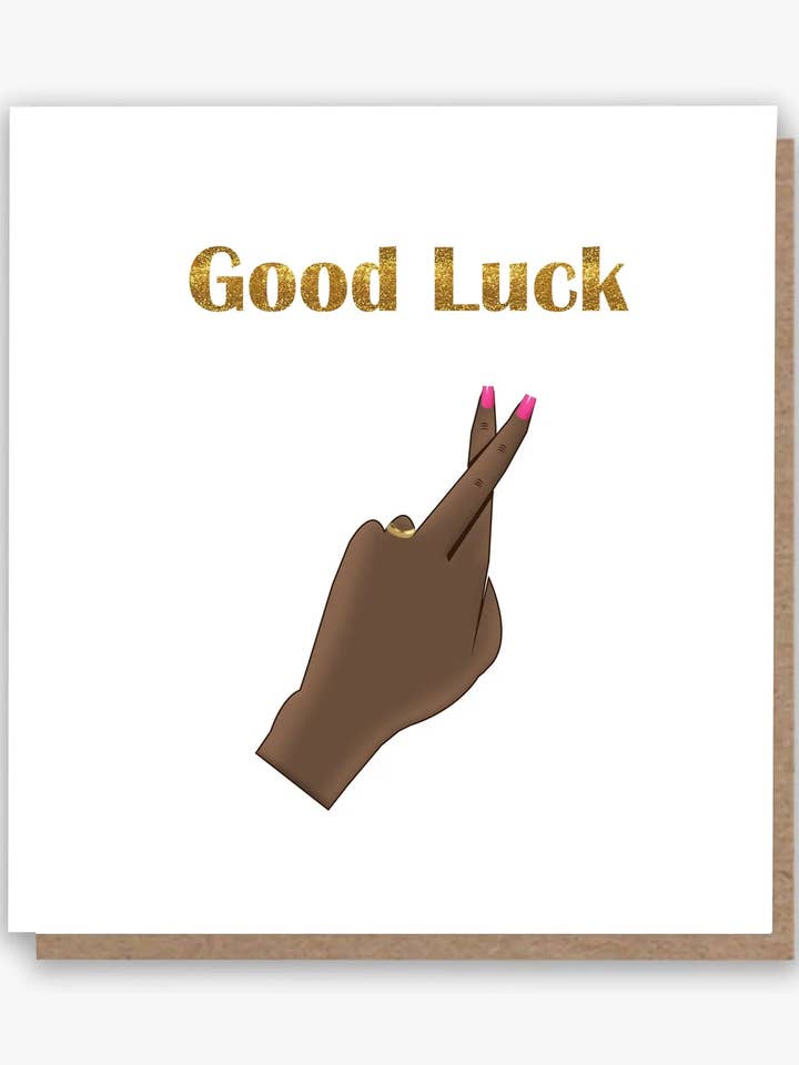 Tarjeta de Buena Suerte🤞🏾 para venta al por mayor de All Shades