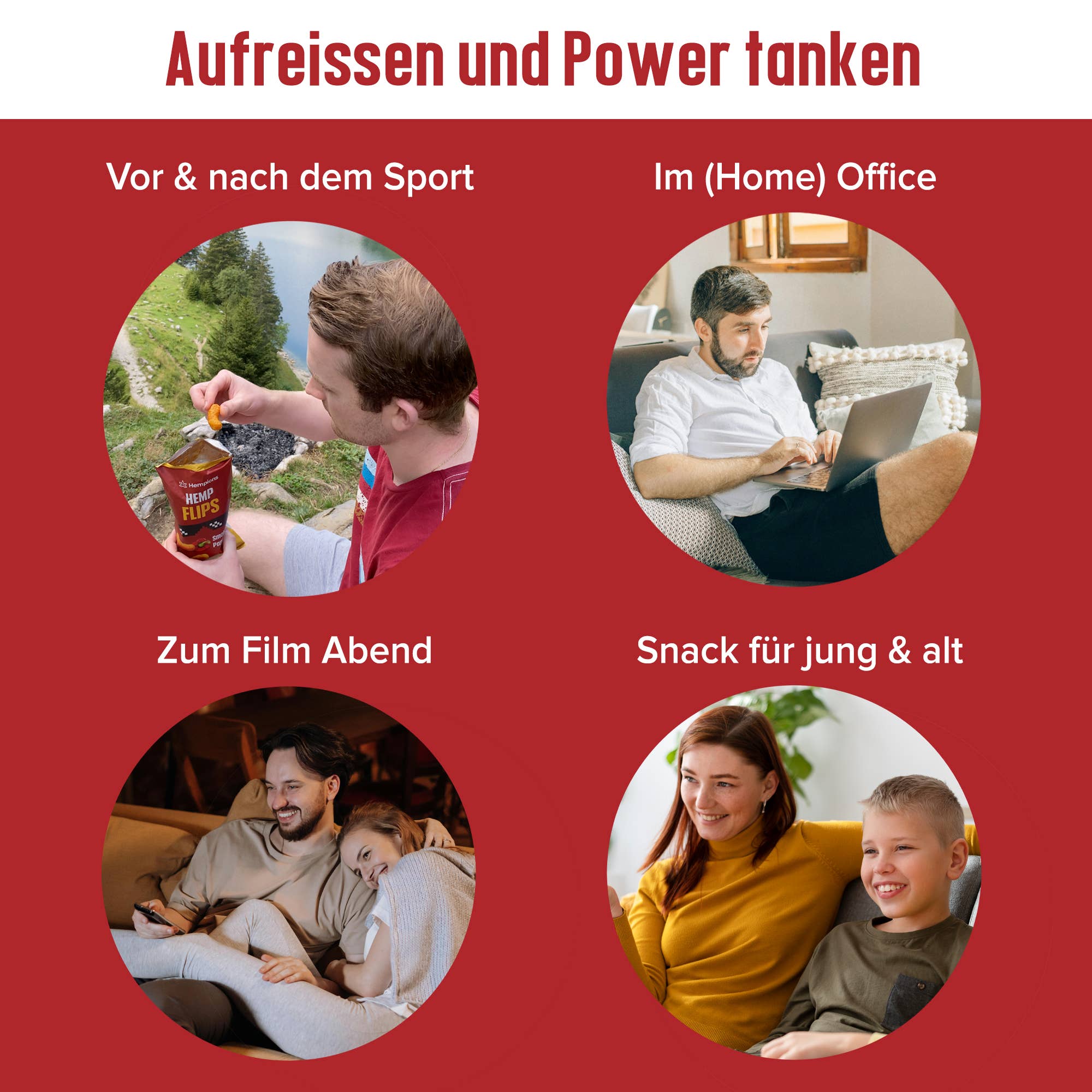 Hempions - Wholesale Puffed Snack - Organic Hemp Flips Smoky Paprika 70 g - Gluten-Free Snack6