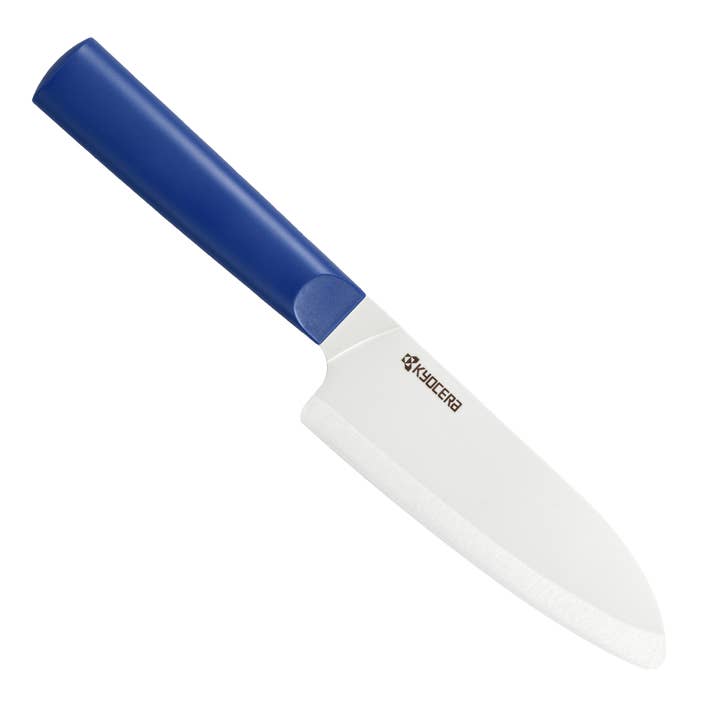 Kyocera International, Inc. - Wholesale Kitchen/Utility Knife - INNOVATIONwhite® 5.5" CERAMIC SANTOKU - WHITE Z212 BLADE