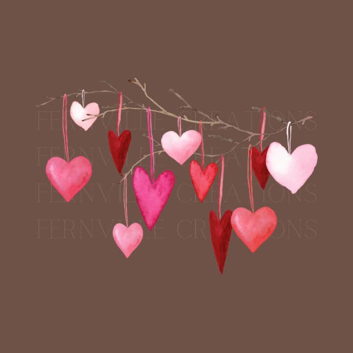 Fernville Creations - Wholesale Hand Towel - Valentine Heart Tip Towel, Spring Tea Towel, Elegant Bath2