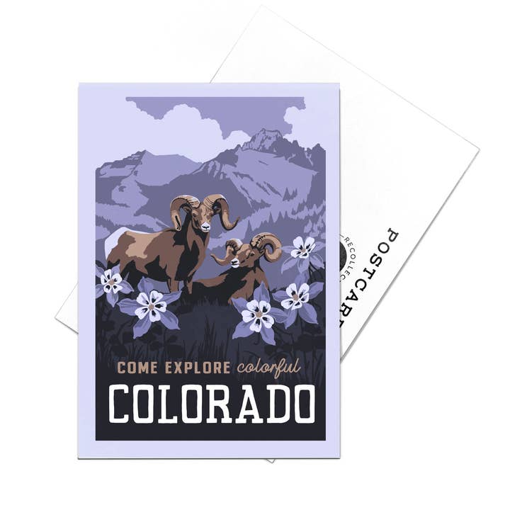 Kom Kleurrijke Colorado Ansichtkaarten Verkennen voor wholesale door Recollection Project