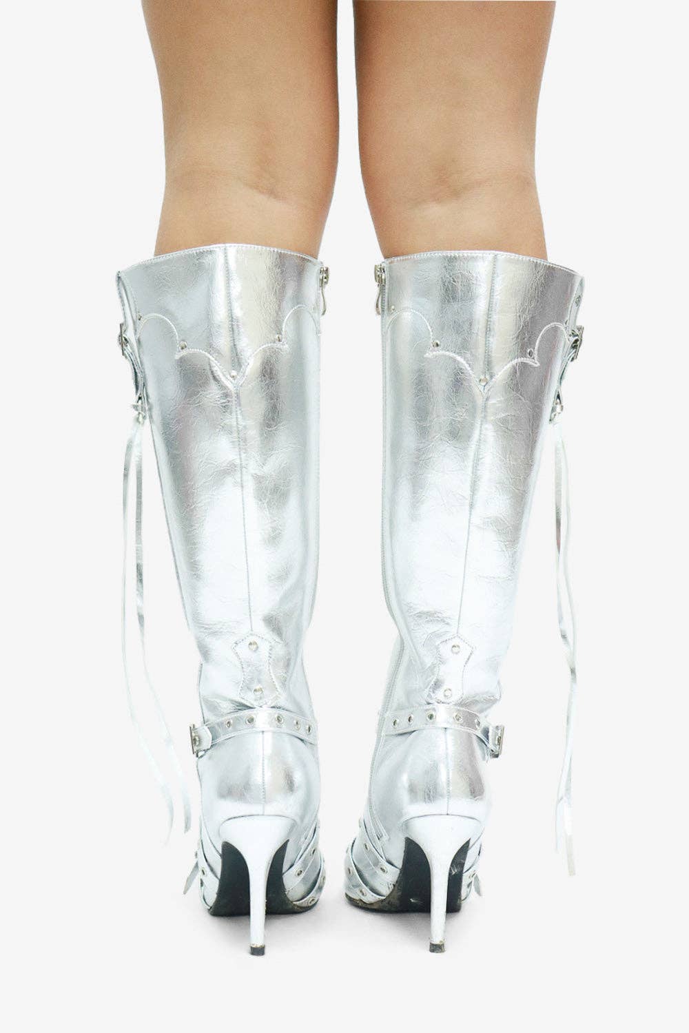 Lemonade Shoes - Wholesale Boots – Women’s - GUNNER - Western Stiletto Boots w/ Studs6