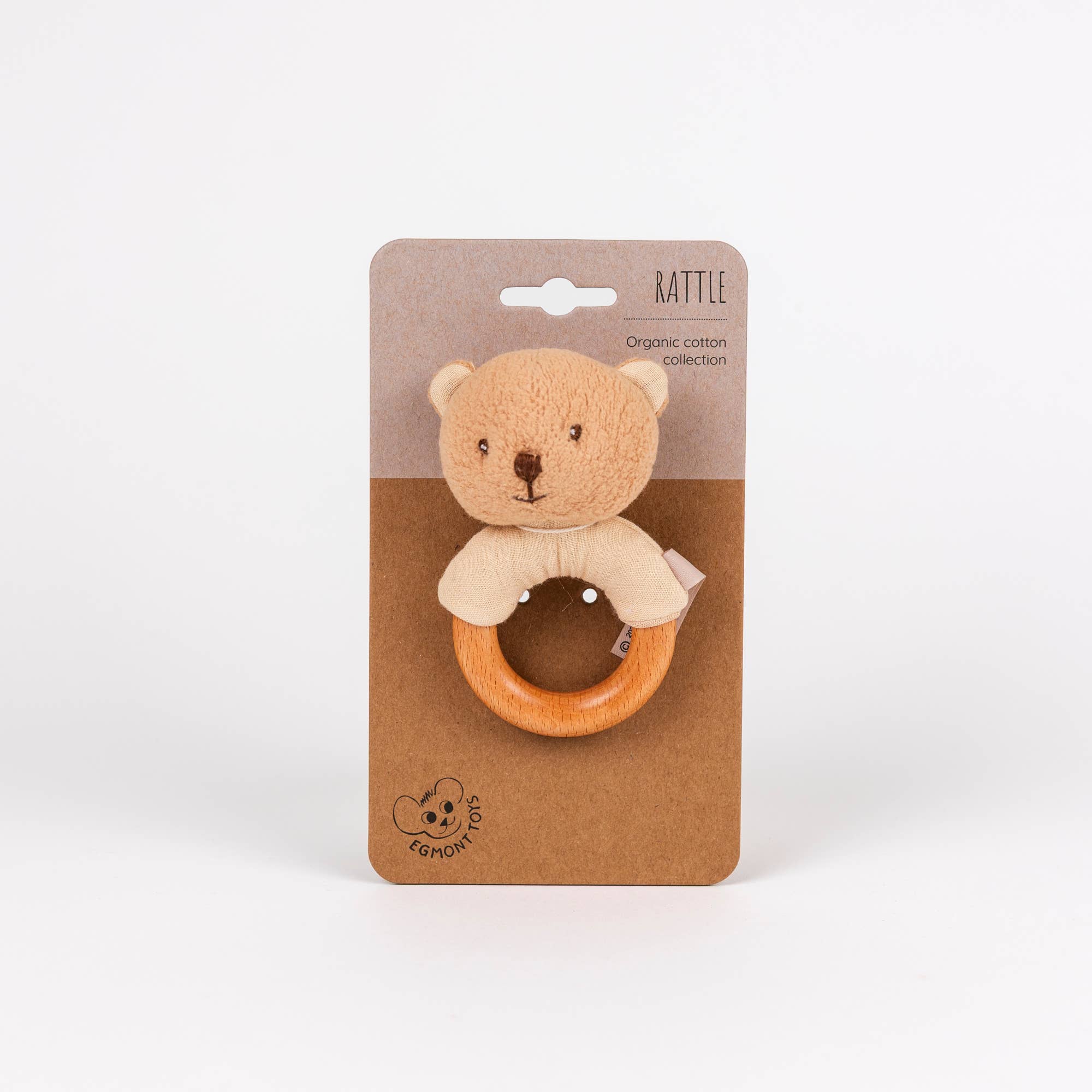 Egmont - Wholesale Handheld Rattle - Baby - Marcel Bear Wood Rattle9