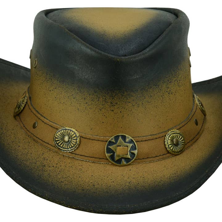 Lesa collection inc - Wholesale Cowboy Hat - Kids - Lesa collection Kids Leather hat for Cowboy Cowgirl Outback