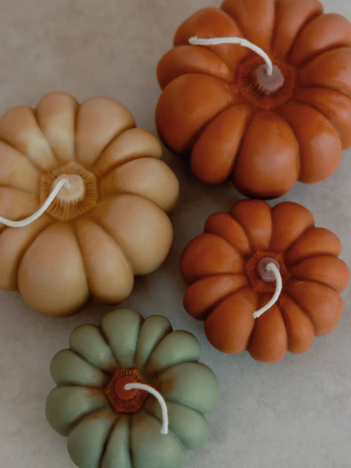 Fall Pumpkin candle, Halloween, Fall decor - small for wholesale by Verba Candle Co